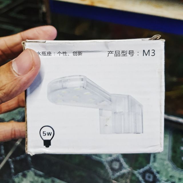 ĐÈN LED KẸP GÓC 5W MÀU TRẮNG TRANG TRÍ HỒ CÁ MINI THỦY SINH