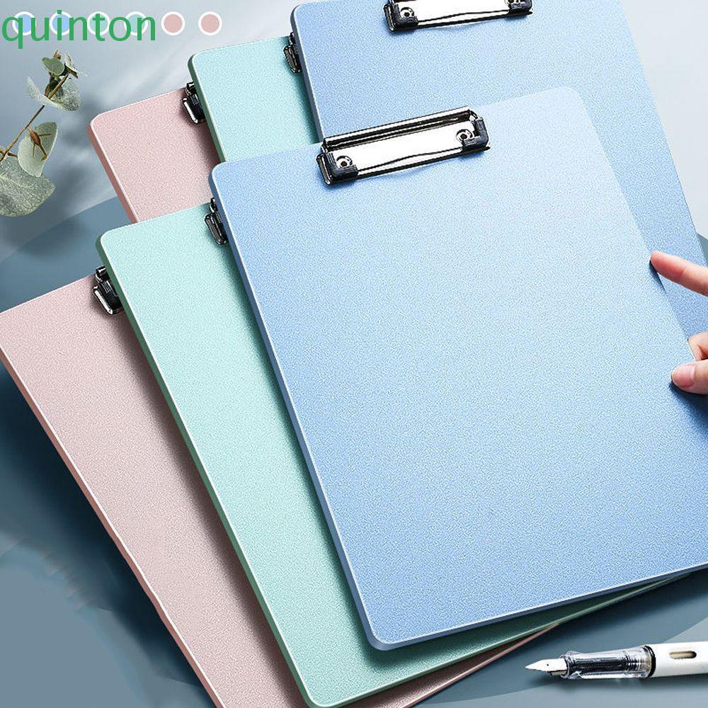 Bảng Kẹp Giữ Giấy / Tài Liệu A4 / A5 Bằng Nhựa Bền Kèm Giá Đỡ Tiện Dụng Cho Học Sinh