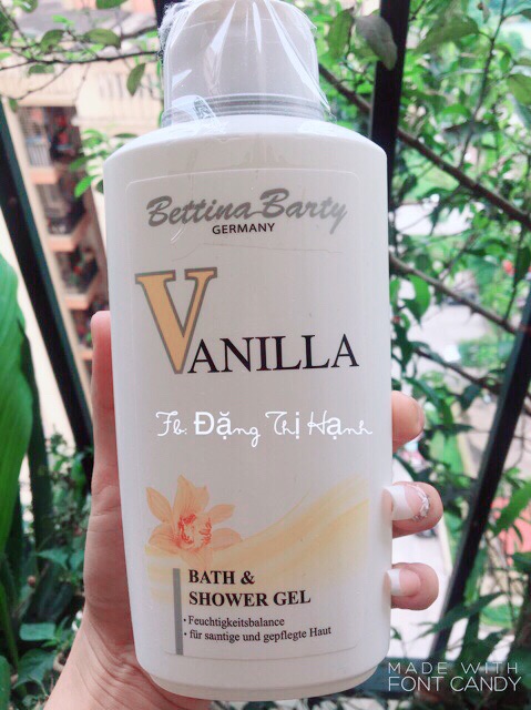 Sữa tắm Bettina Barty 500ml