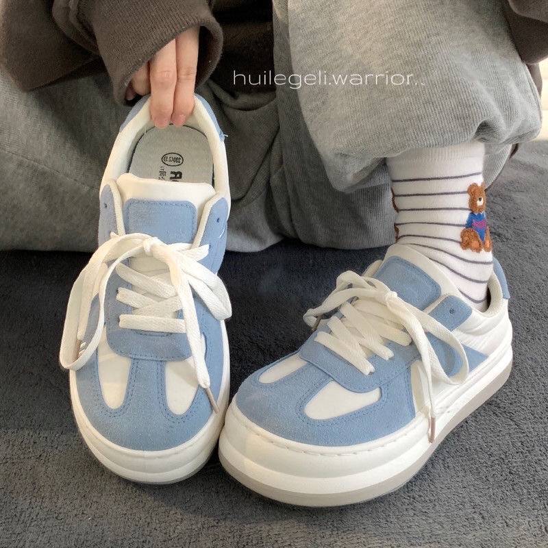 GIÀY THỂ THAO MŨI TRÒN ĐẾ BÁNH MÌ