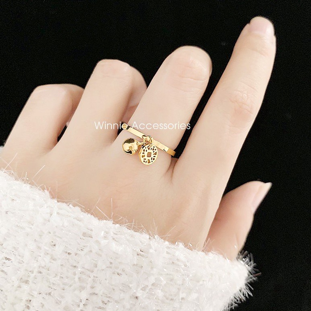 Nhẫn nữ titan đồng xu chuông VG