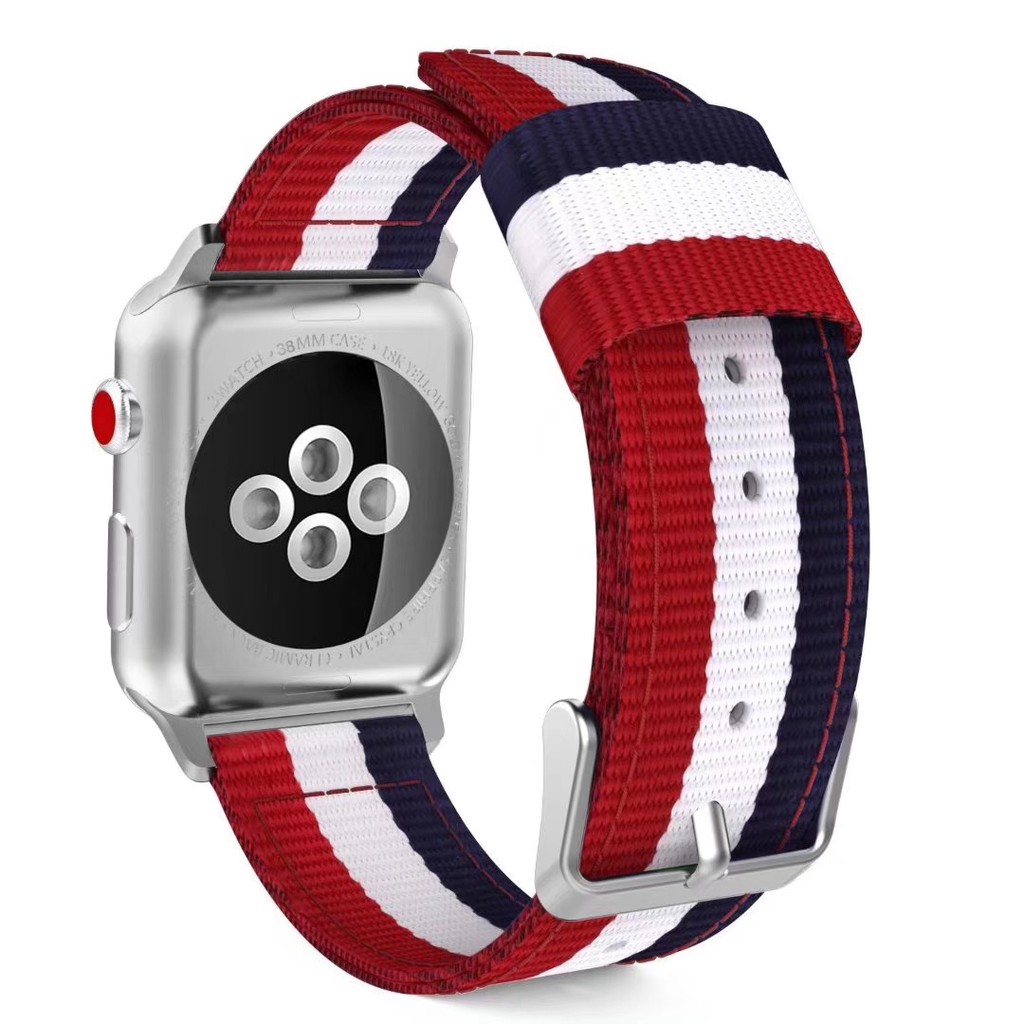 Dây đeo nylon dễ thương cho đồng hồ thông minh for Apple Watch Ultla Series 8/7/6 / SE / 5 / 4 / 3 / 2 / 1 38mm 40mm 42mm 44mm 41mm/45mm/49mm