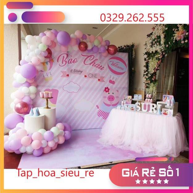 (Rẻ Vô địch) Set 100 quả Bóng bay nhũ hàng dầy đẹp 30cm trang trí sinh nhật , đám cưới