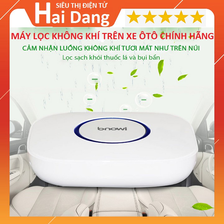 Máy Lọc Không Khí ÔTÔ, Dùng Trong Xe Hơi - Nhà Tắm - Phòng Khách - Khử Mùi Hiệu Quả - Bảo Hành 6 Tháng