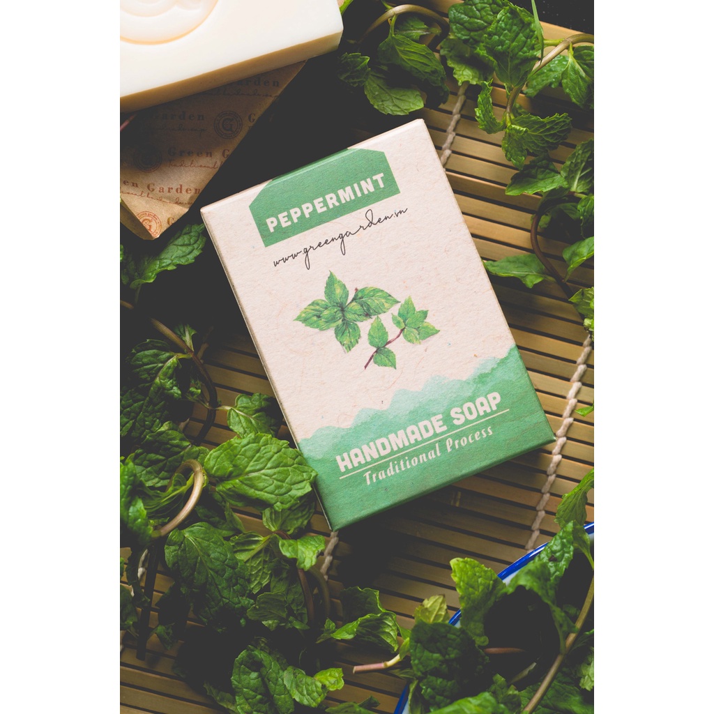 Xà phòng handmade Bạc Hà từ Green Garden