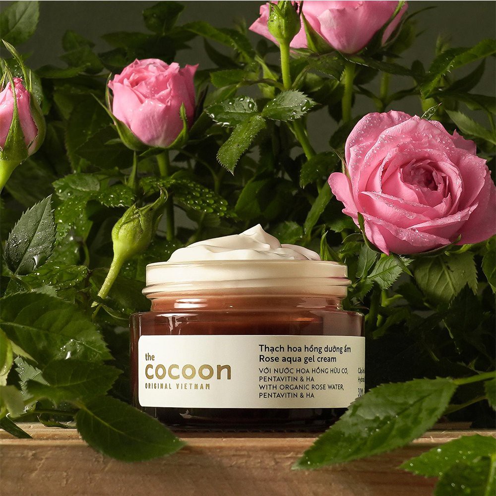 Thạch Hoa Hồng Dưỡng Ẩm Cocoon Rose Aqua Gel Cream