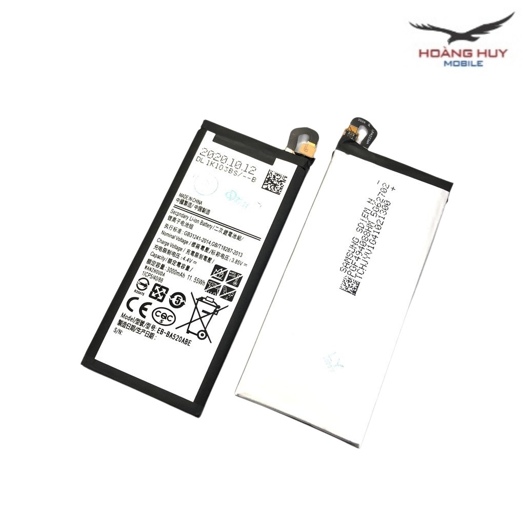 Pin Samsung Galaxy A520 / A5  / EB-BA520ABE Dung Lượng 3000mAh Hàng Zin Nhập Khẩu Bảo Hành 6 Tháng 1 Đổi 1