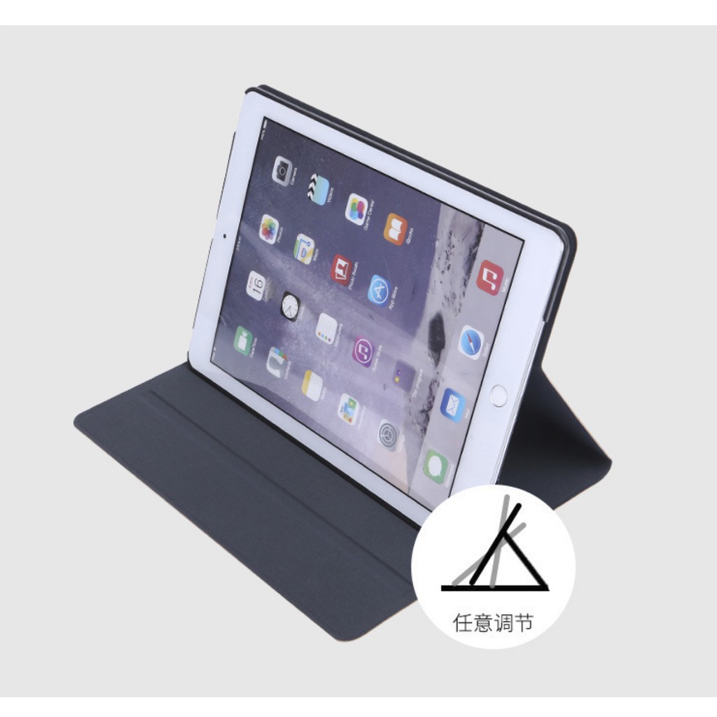 [Top bán chạy] Bao Da iPad, Ốp iPad Dập Nổi Logo Đầu Hươu da lộn cao cấp