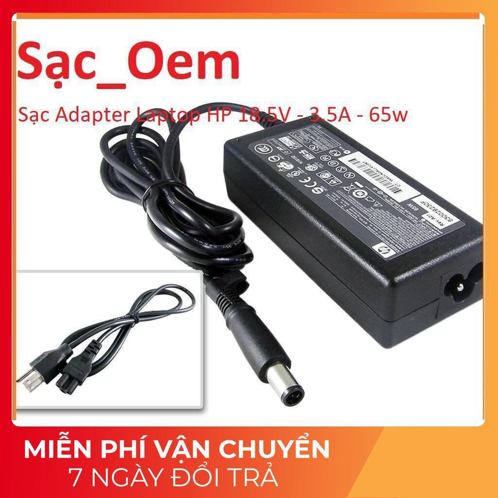 ⚡️[Sạc zin] Sạc Adapter Laptop HP 18.5V - 3.5A - 65w Kim to