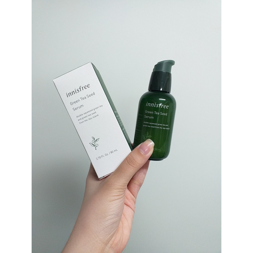 Tinh chất dưỡng ẩm cô đặc từ Dầu hạt trà xanh Green Tea Seed Serum Innisfree (80ml)