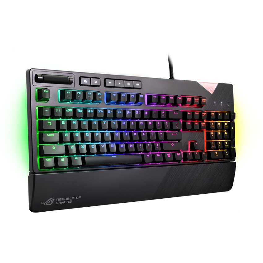 Bàn Phím Chơi Game Asus Rog Strix Flare RGB Aura Sync USB Hàng Chính Hãng