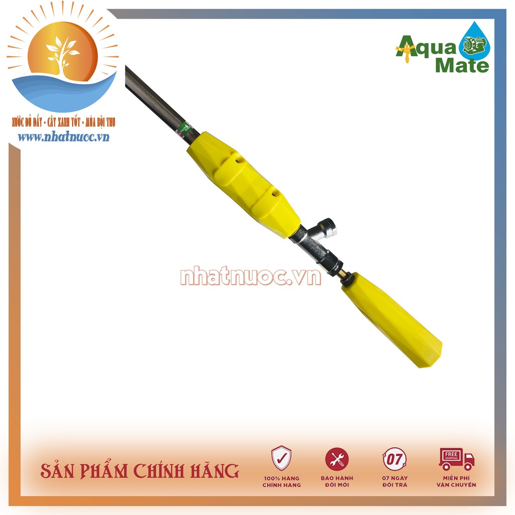 Súng phun xịt áp lực cao Aquamate G12, vật liệu inox - nhựa, dùng tưới cây, phun thuốc trừ sâu trong nông nghiệp