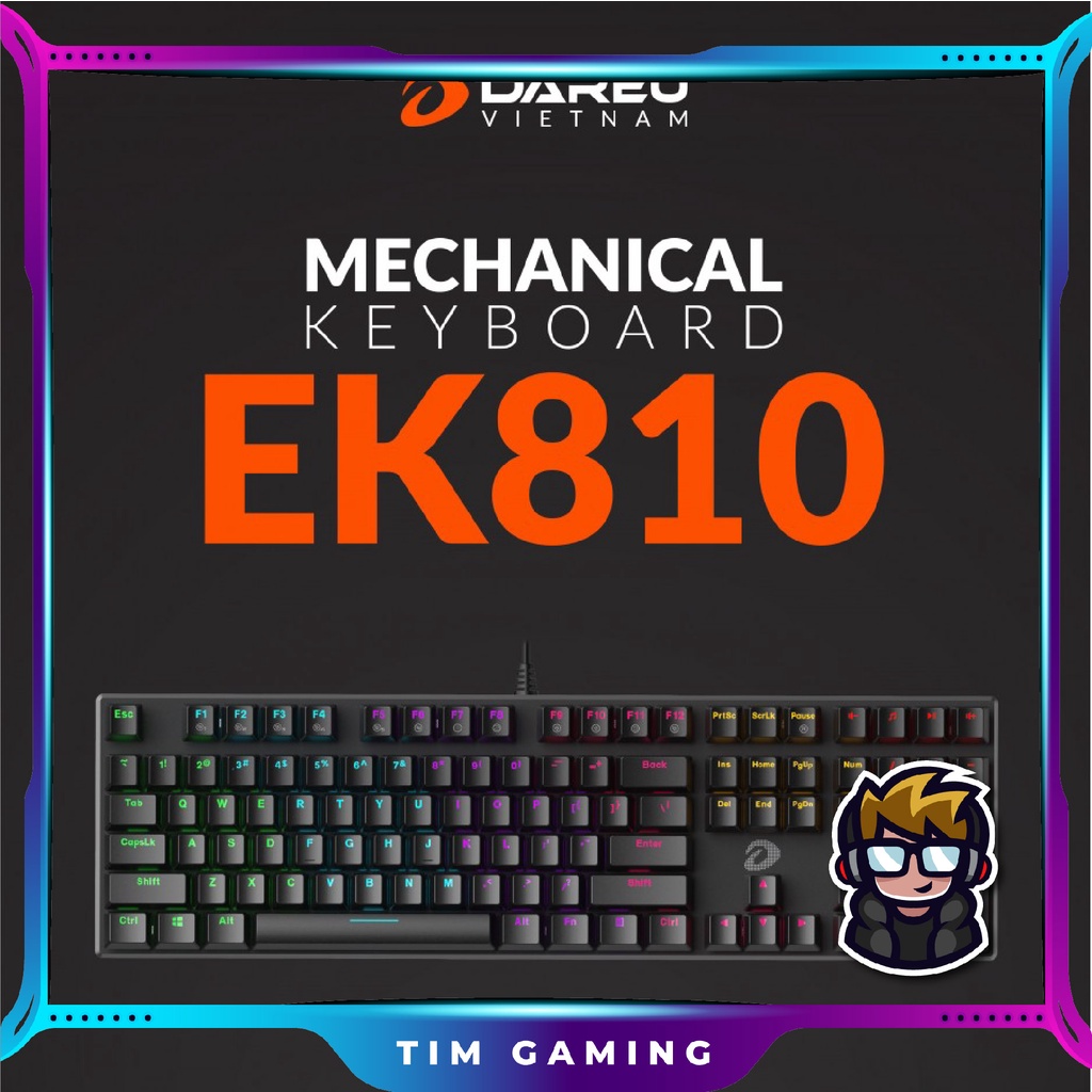 Bàn phím cơ Gaming DAREU EK810