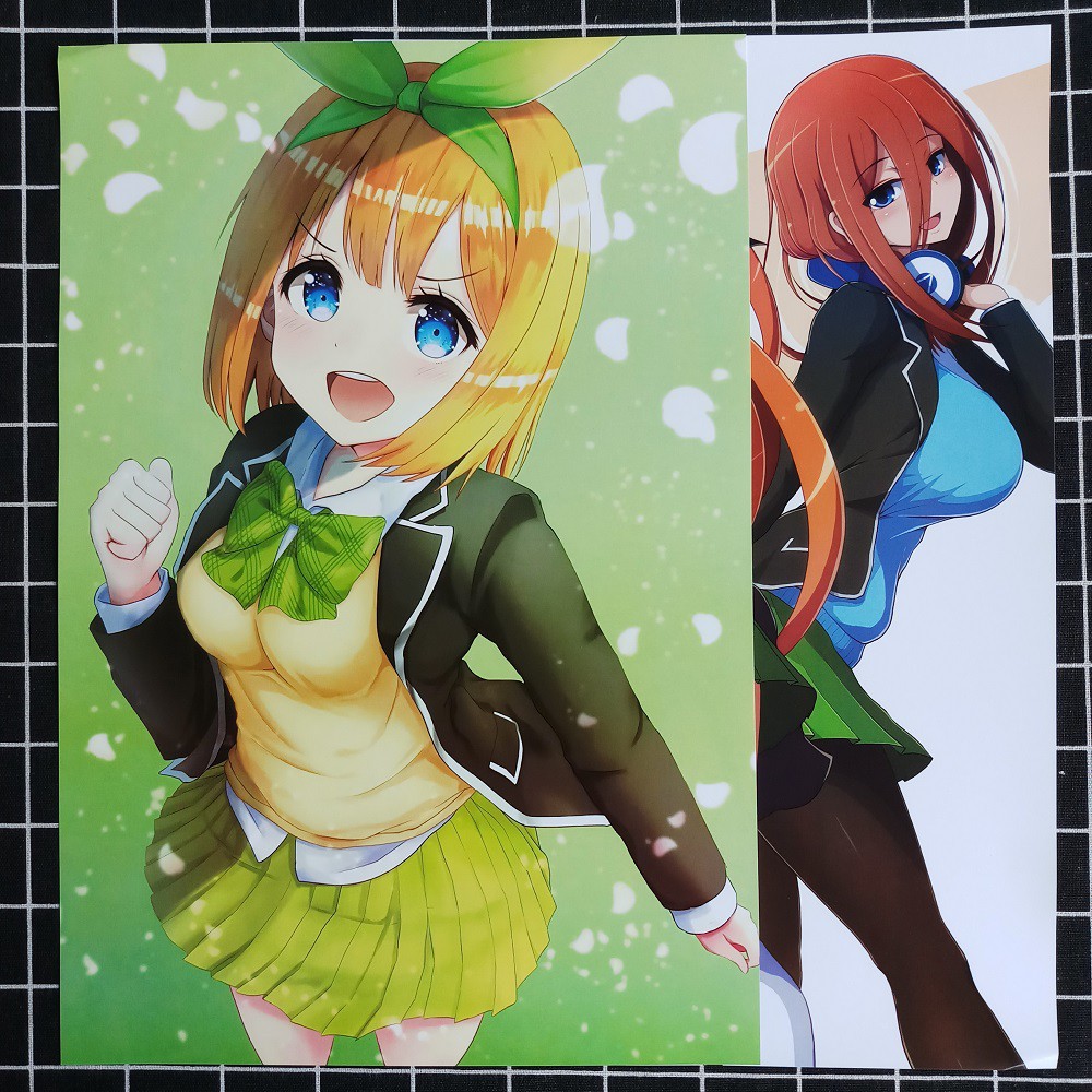 Poster Anime Gotoubun no Hanayome (8 Tờ)