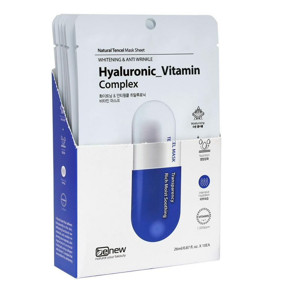 Đắp mặt nạ cao cấp BENEW Hyaluronic Vitamin Complex 26ml