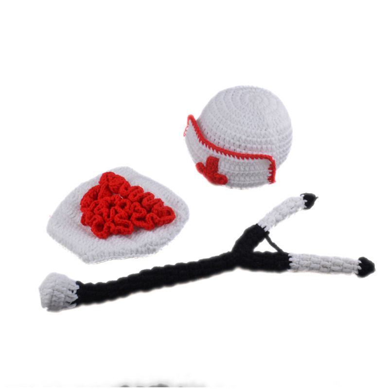 Mary☆Newborn Baby Crochet Knit Hat Photography Prop Infant Boys Girls Costume Outfits