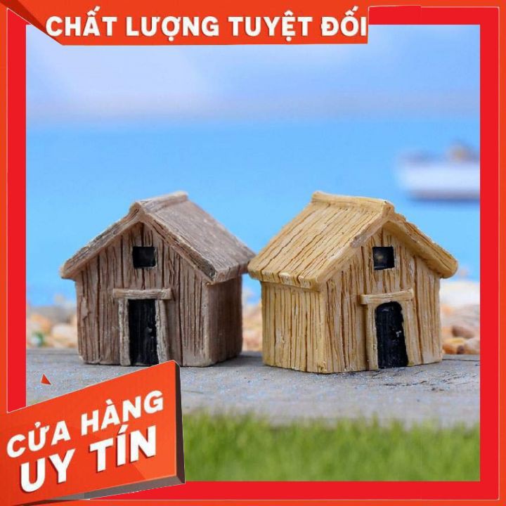 Nhà gỗ ❌ FREE SHIP ❌  phụ kIện trang trí tiểu cảnh