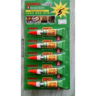combo 5 lọ Keo dán đa năng siêu dính Super Glue Alteco - Keo Siêu Dính Dán Giày Dép, Nhựa, Gỗ, Kim Loại, Cao Su