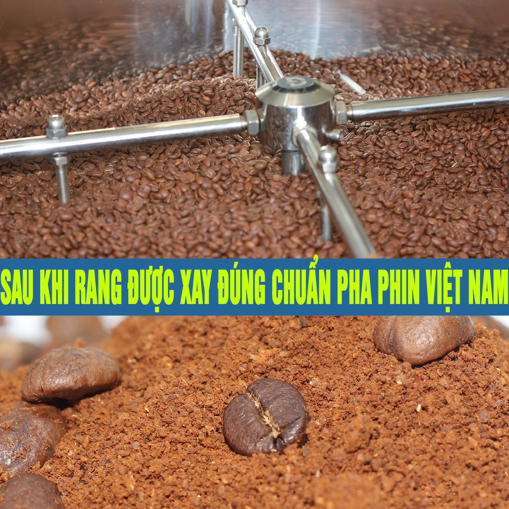 1kg Cà Phê Bột Pha Phin D91 (90% Robusta+10% Arabica) Rang Mộc Nguyên Chất Tỉ Lệ 9-1 DUC ANH COFFEE Cafe Đức Anh