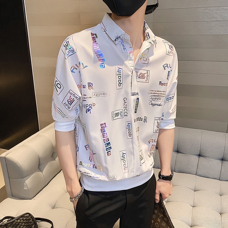 Áo Sơ Mi Nam Tay Lửng Thời Trang