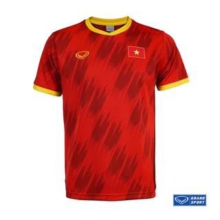 Áo Bóng Đá Tập Luyện Đội Tuyển Việt Nam 2021-2022 Grand Sport Đỏ Chất liệu Polyester Thấm mồ hôi Cao Cấp Chính Hãng