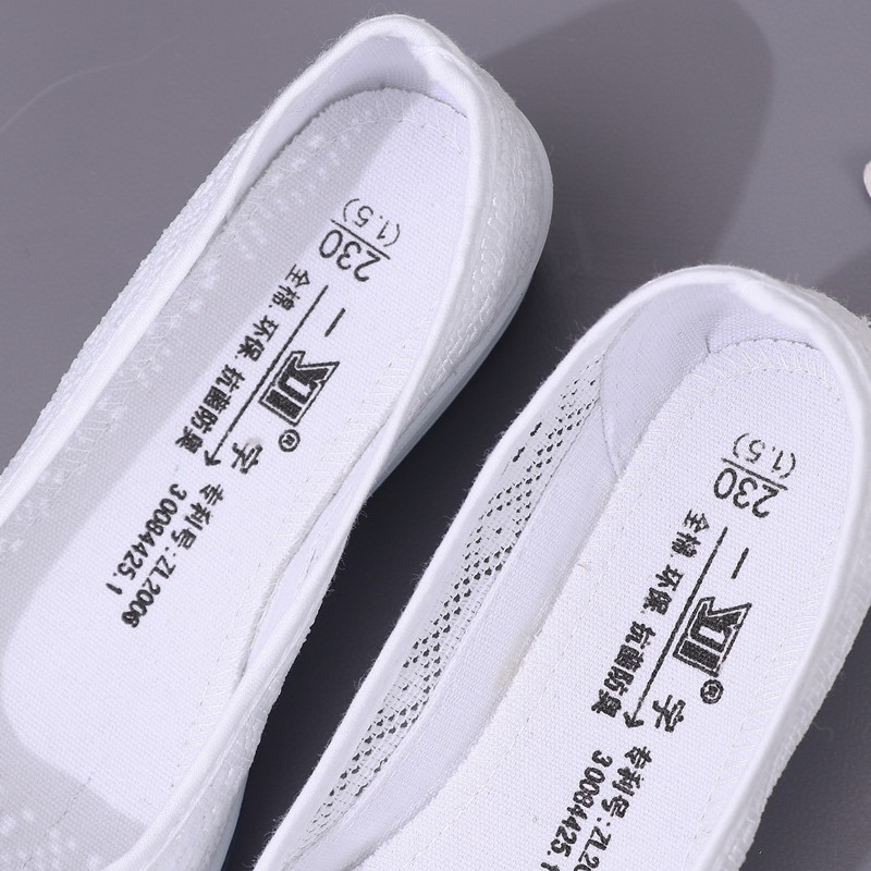 Giày y tá lưới thoáng khí- Giày đi trong bệnh viện- Giày mùa hè- giày búp bê - Giày nữ mùa hè | BigBuy360 - bigbuy360.vn