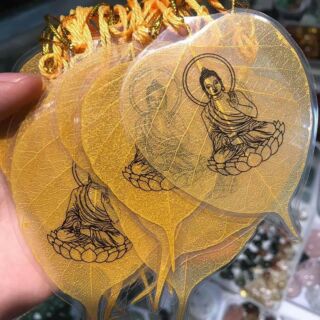 Lá bồ đề dát vàng 24k