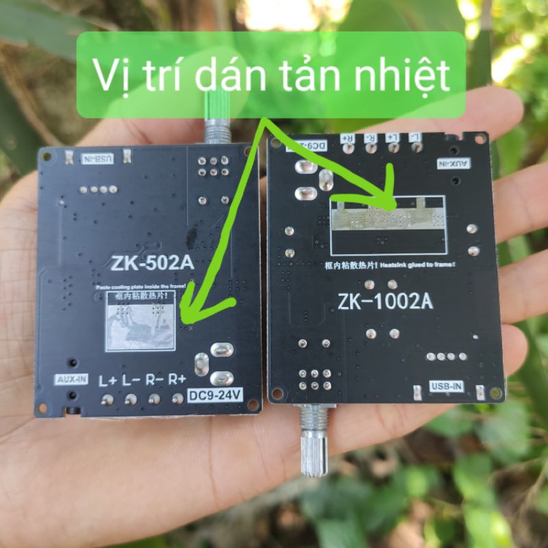 Mạch khuếch đại âm thanh Wuzhi ZK-502A, ZK-1002A bluetooth 5.1, hỗ trợ app Wuzhi Audio