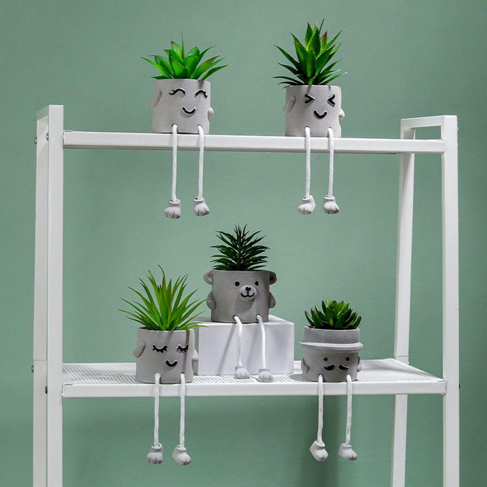 WATTLE Chậu Cây Bonsai Mini Có Chân Treo Trang Trí Sân Vườn