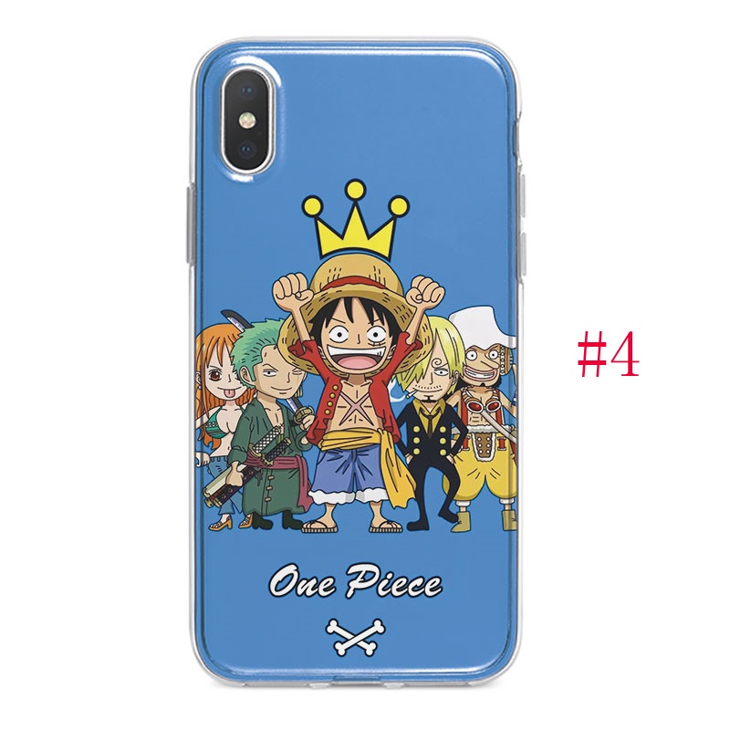 Ốp lưng Xiaomi Redmi Note 9 9S Pro 9A 9C vỏ điện thoại Silicone mềm Case Chân dung gia đình One Piece