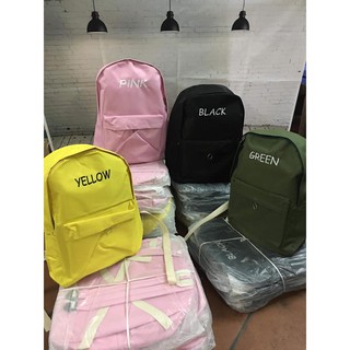 Balô black,pink,yeelow,green