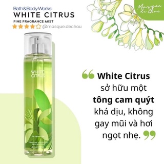 Xịt thơm toàn thân white citrus