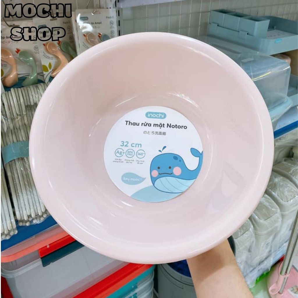 Thau Rửa Mặt Trẻ Em NOTORO Inochi 32cm Nhựa PP Nguyên Sinh An Toàn