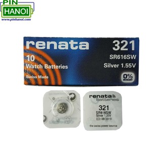 Pin cúc áo Renata SR616SW – 321 1.55V