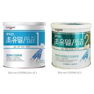 Sữa non Ildong plus số 1 và 2 hộp 100 gói