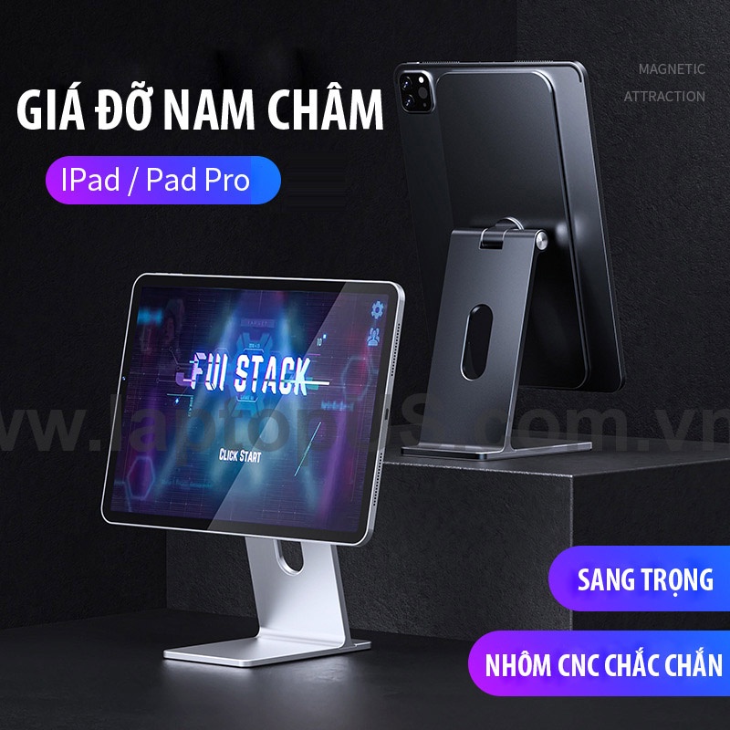 Giá Đỡ Nhôm Nam Châm Ipad Pro Ipad Air Bản Cao Cấp