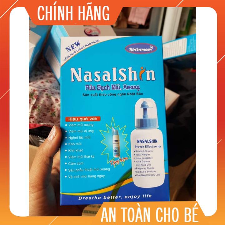 Bộ Dụng Cụ Rửa Mũi Nasalshin làm sạch hiệu quả cho bé yêu