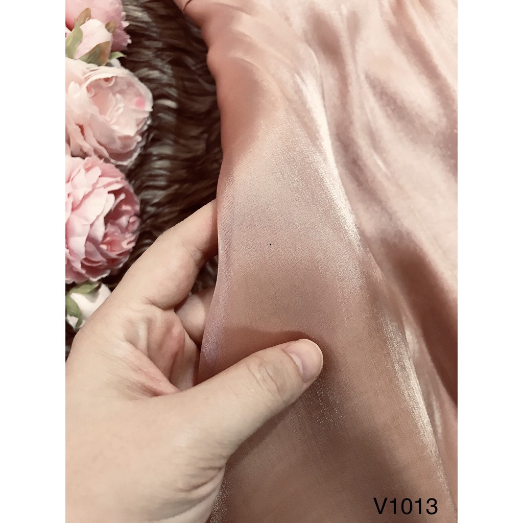 [ xả kho ] MiD Đầm xòe be lêch vai V1013 Mie Design ảnh thật