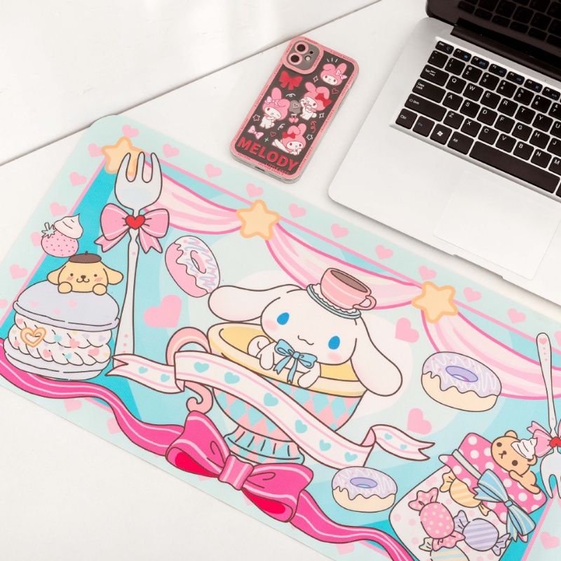 Thảm Lót Chuột Chống Trượt 30cm * 60cm Hình Cừu Hoạt Hình Dễ Thương