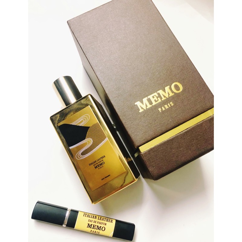 mẫu thử nước hoa memo italian leather 10 ml dạng xịt