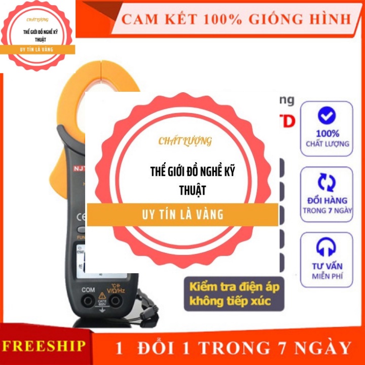 Ampe Kìm NJTY 3266TD phiên bản mới nhất .Đo Tụ,Tần Số, Nhiệt Độ...