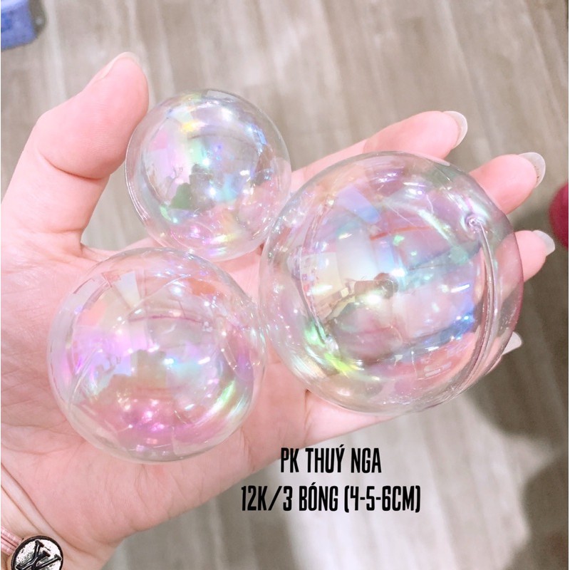 Set 3 Bóng Nhựa Trang Trí Bánh Kem