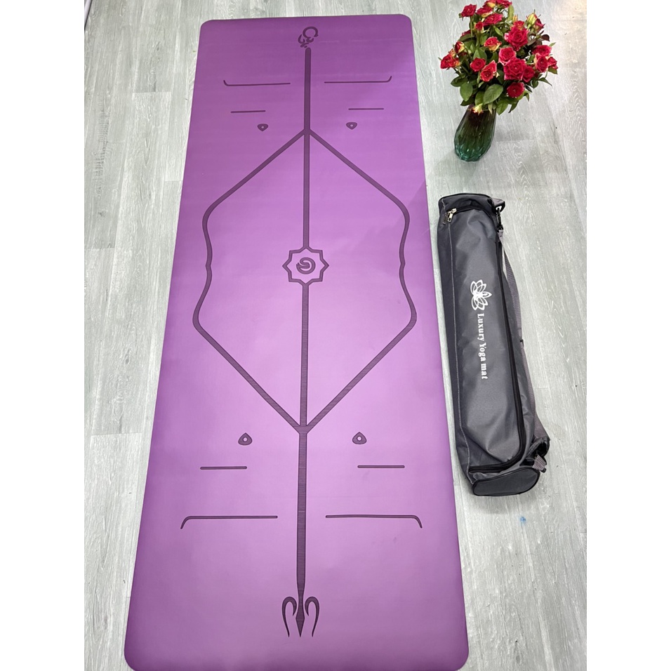 Thảm yoga cao su chất liệu pu cao cấp chống trơn trượt rất tốt bảo hành 12 tháng