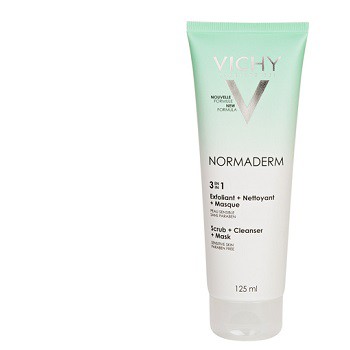 VICHY - KEM TẨY TẾ BÀO CHẾT 3 TÁC DỤNG - NORMADERM 3 IN 1 SCRUB + CLEANSER+ MASK