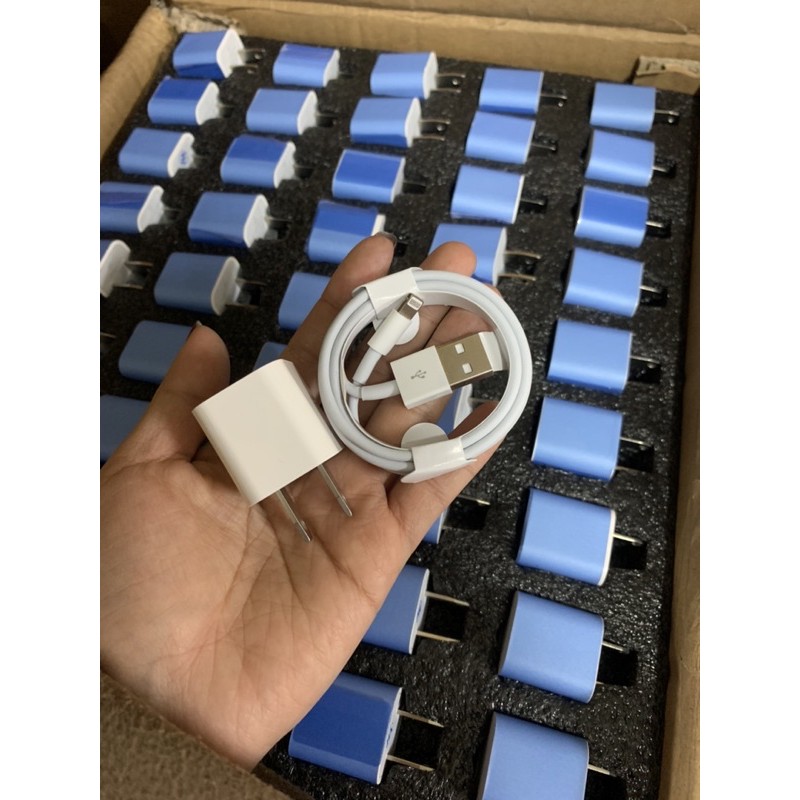 bộ sạc iphone foxcom lightning 1a bảo hành 12 tháng