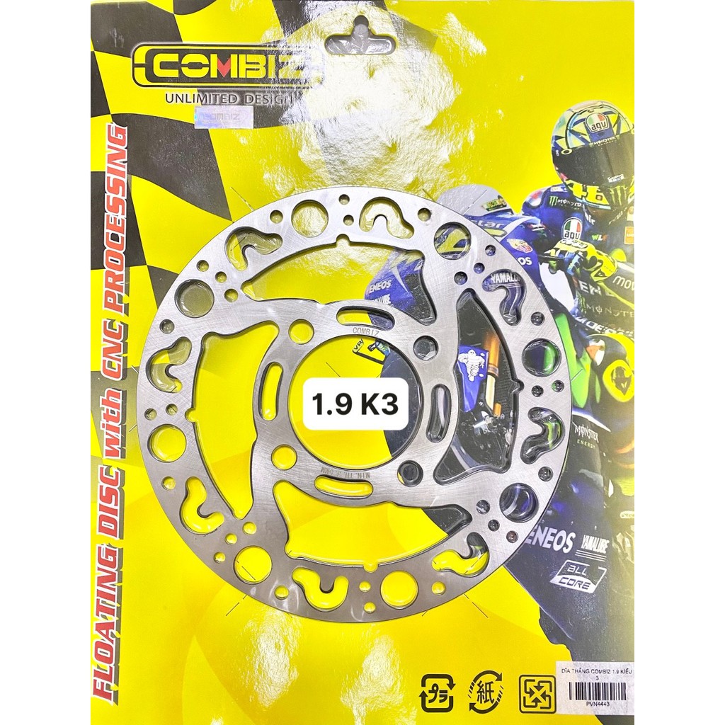 Dĩa thắng 190MM Combiz Vario2017/Click/Vision/Luvias/Mio/Classico/Beat