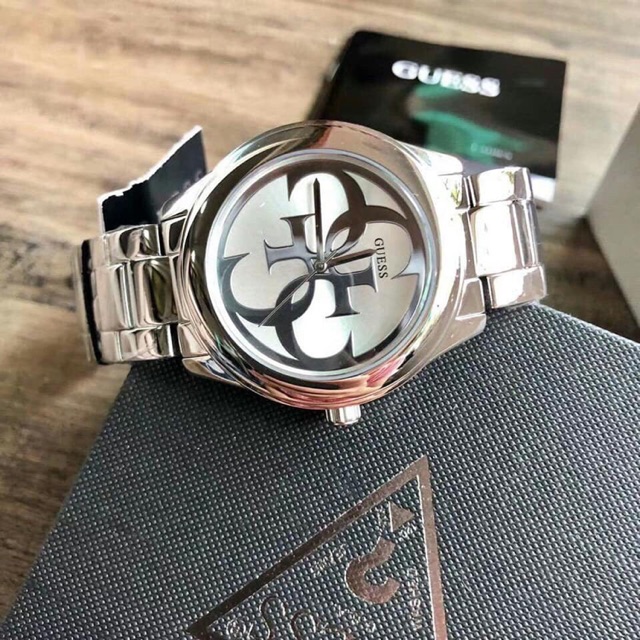 Đồng hồ nữ GUESS W1082L1 dây kim loại silver siêu sang size 40mm chính hãng