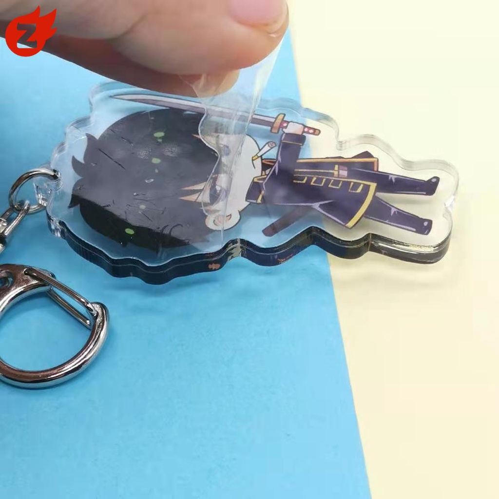 ✨1 Móc Khóa Bằng Acrylic Trong Suốt Hình Gintama