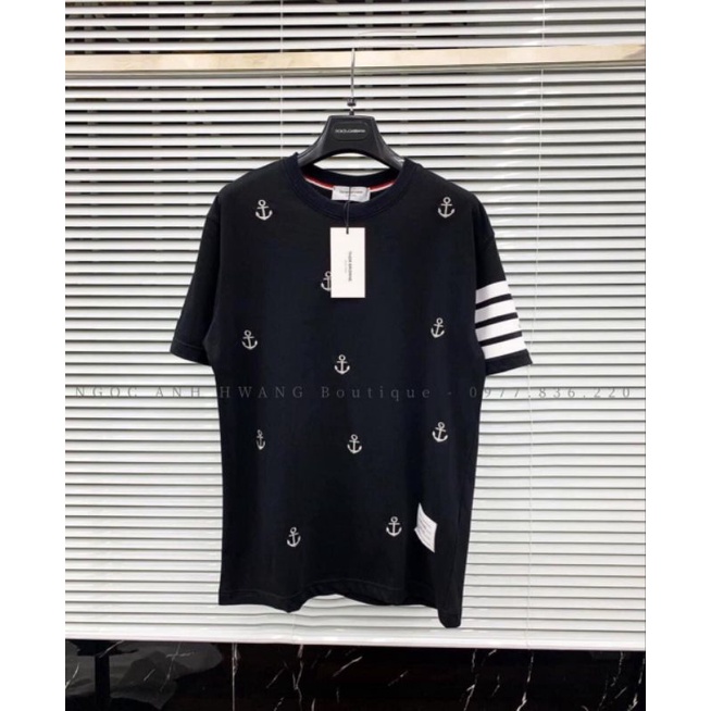 [RẺ VÔ ĐỊCH] Áo Thun Tay Lỡ Unisex Mỏ Neo Siêu Hot, Áo Phông Form Rộng Nam Nữ Cotton Oversize sihoangngan