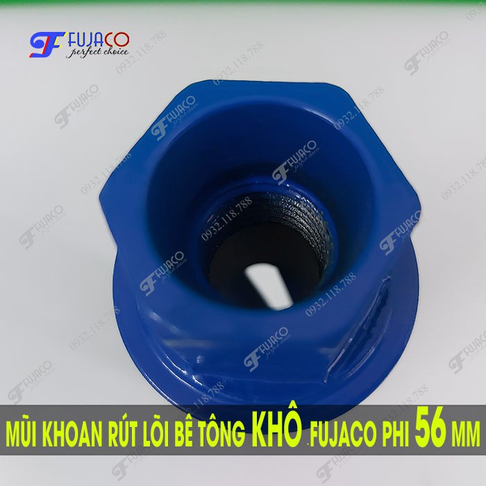 Mũi khoan rút lõi KHÔ phi 56 dài 25cm - FUJACO